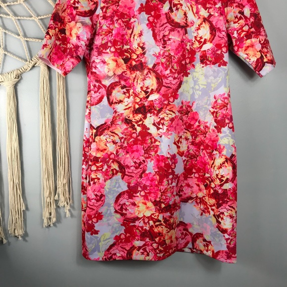 Cece Cynthia Steffe Sebella Floral Scuba Dress - Picture 5 of 8